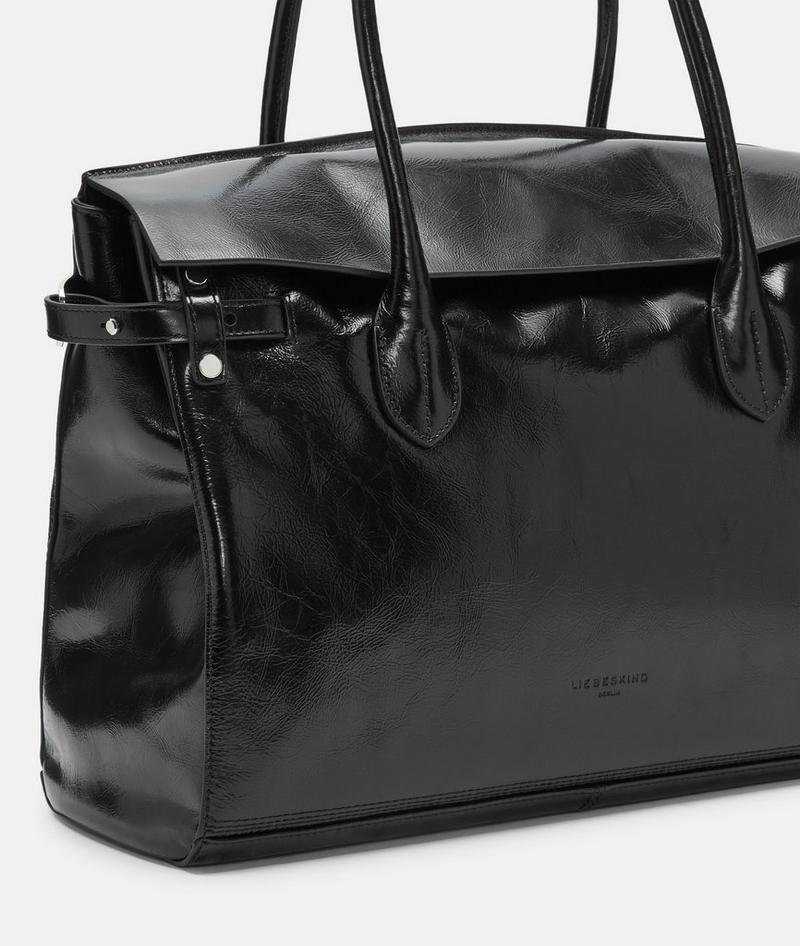 Liebeskind Herren Archive Gloria Satchel L - Schwarz