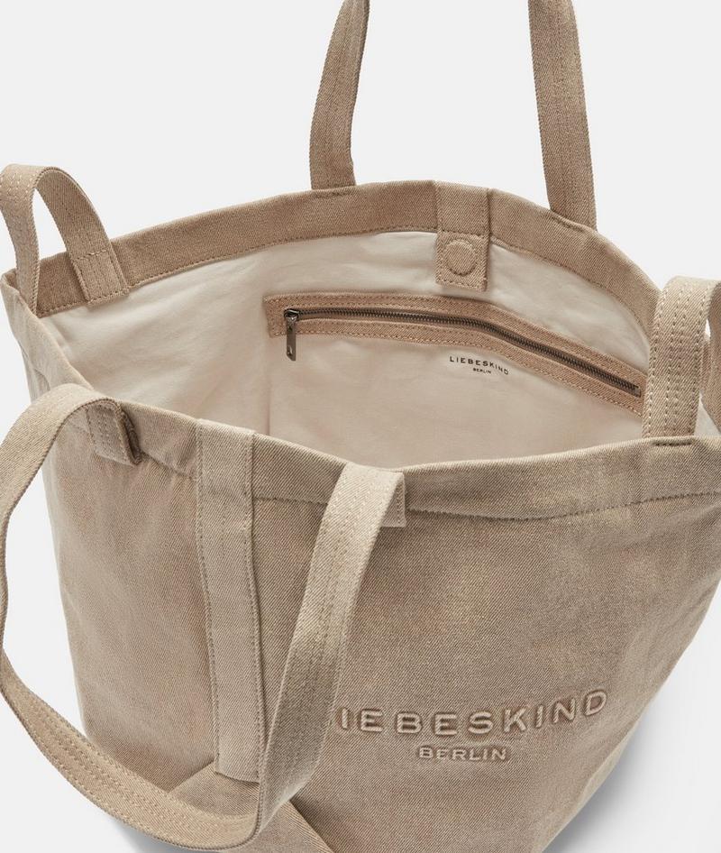 Liebeskind Herren Elvira Shopper M - Hellbraun