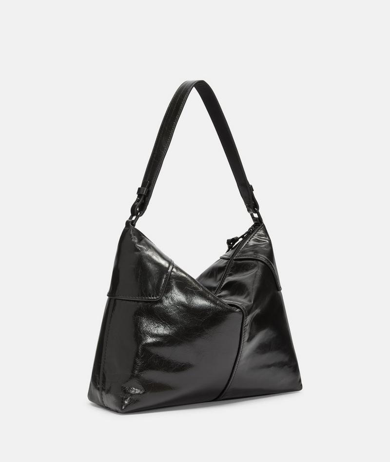 Liebeskind Herren Mila Hobo M - Schwarz