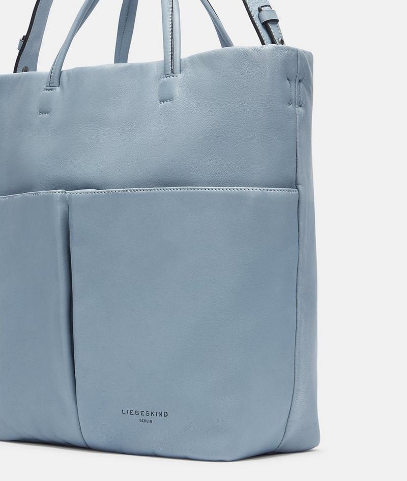 Liebeskind Herren Hera Tote L - Blassblau