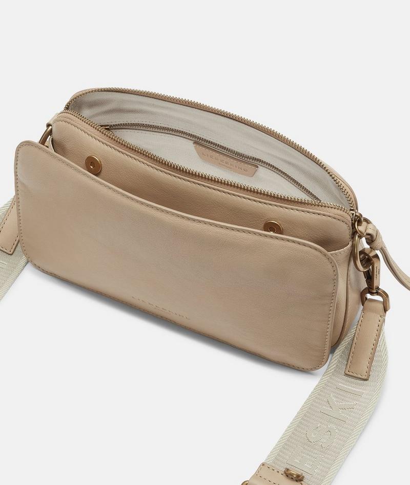 Liebeskind Herren Clarice Crossbody M - Hellbraun