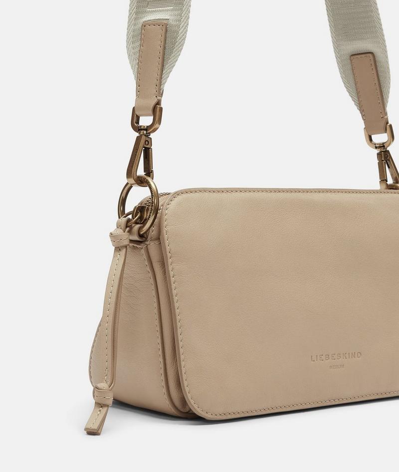 Liebeskind Herren Clarice Crossbody M - Hellbraun