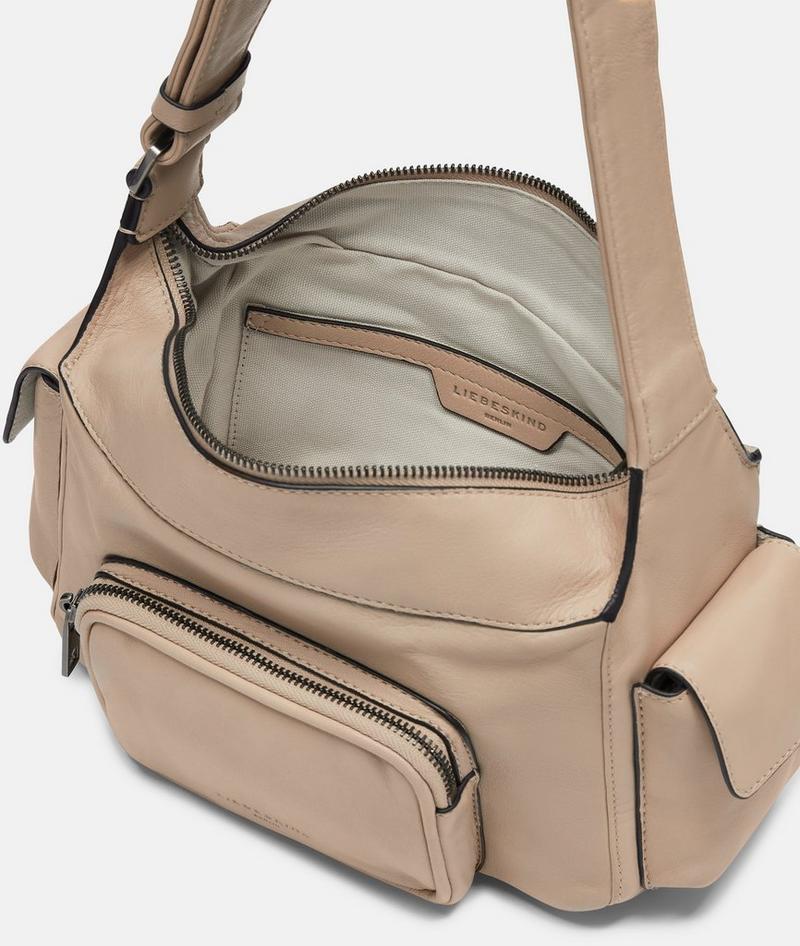 Liebeskind Herren Lila Crossbody S - Sandfarben