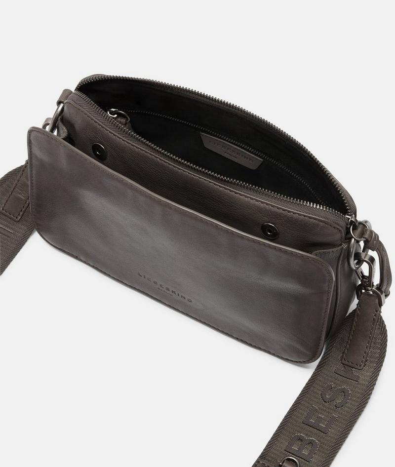 Liebeskind Herren Clarice Crossbody M - Anthrazit