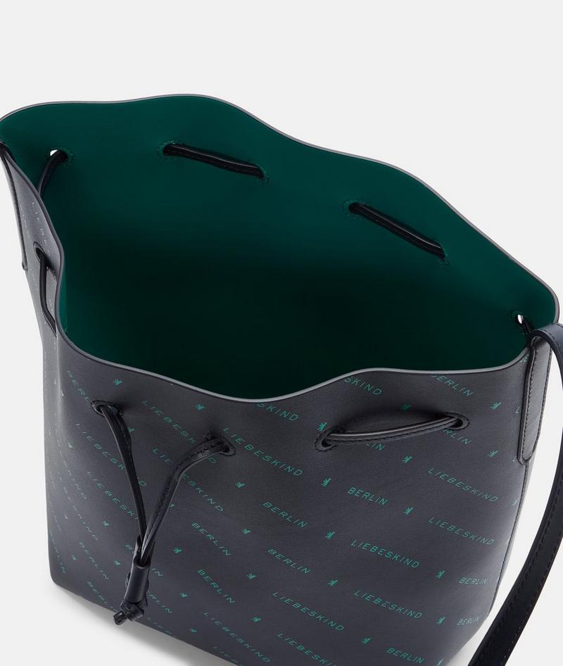 Liebeskind Herren Monogram Bucketbag M - Navy