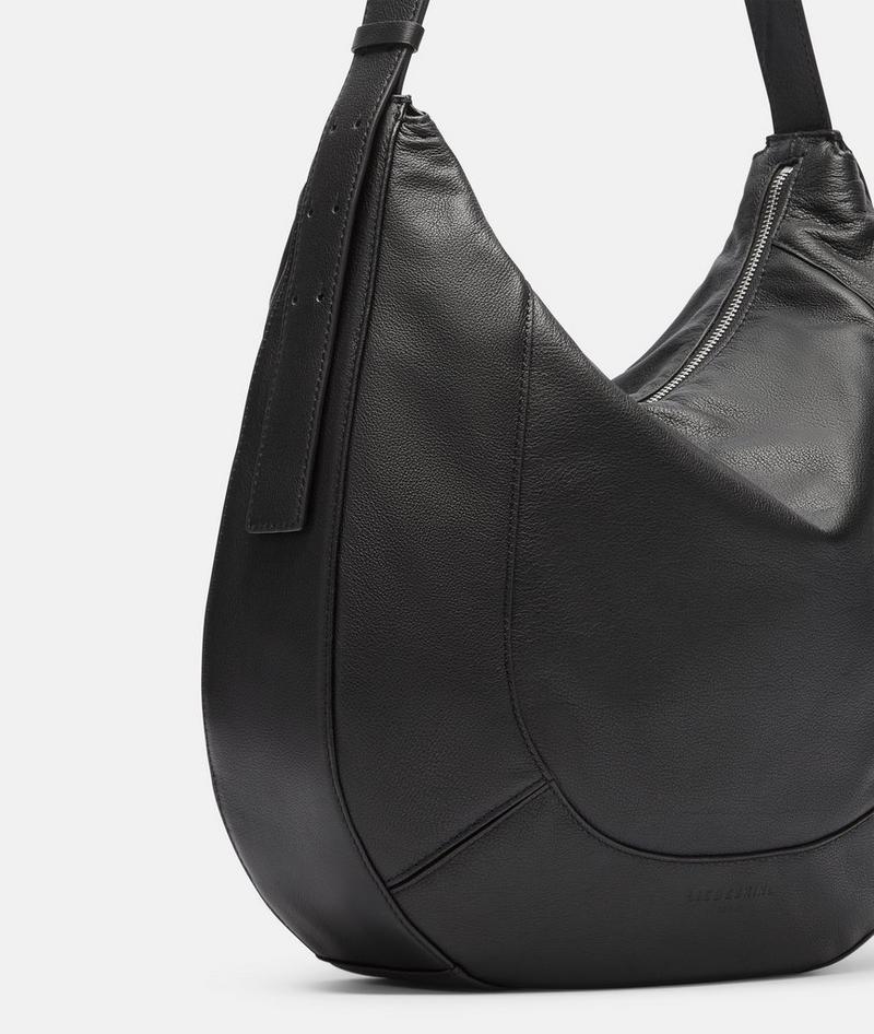 Liebeskind Herren Alma Hobo L - Schwarz