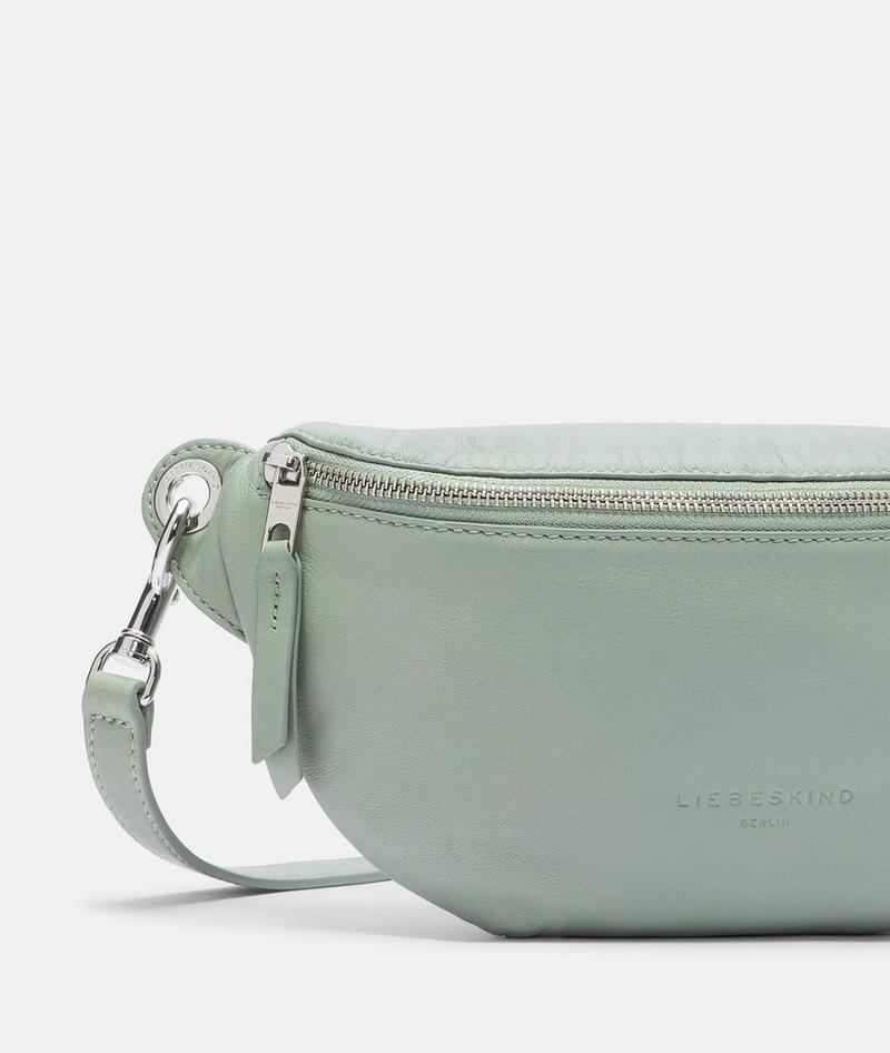 Liebeskind Herren Tavia Belt-bag M - Dunkles Salbeigrün