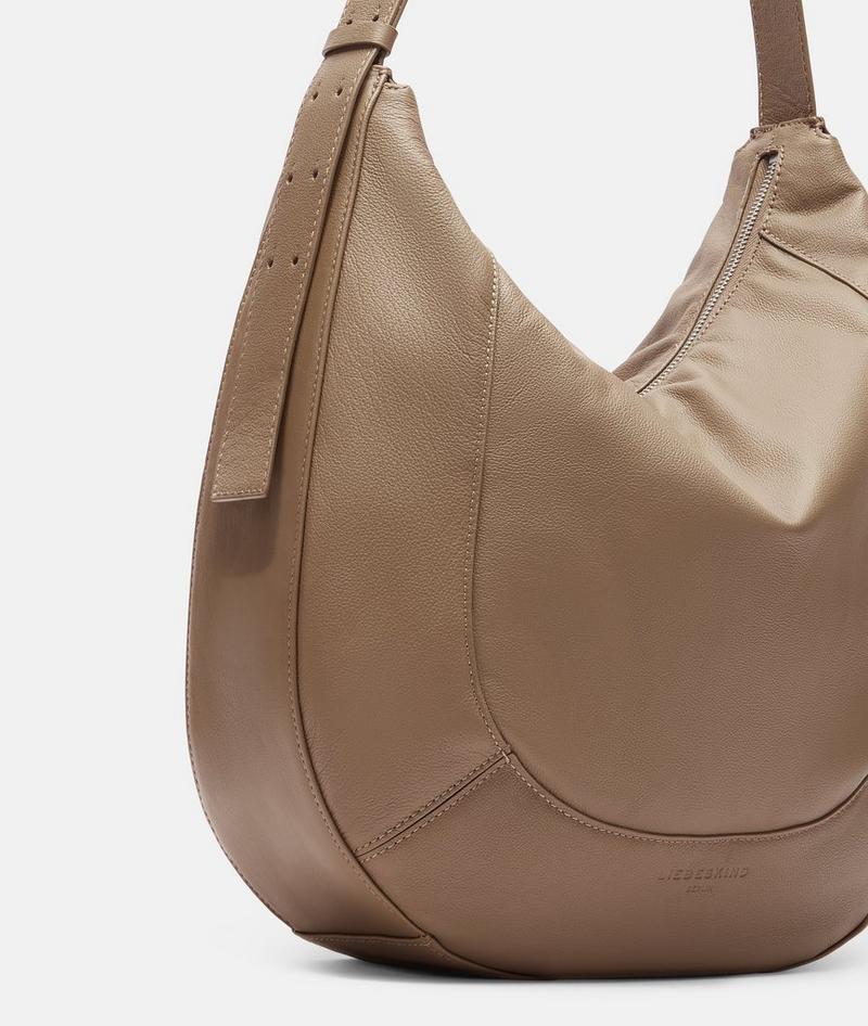 Liebeskind Herren Alma Hobo L - Sandstein