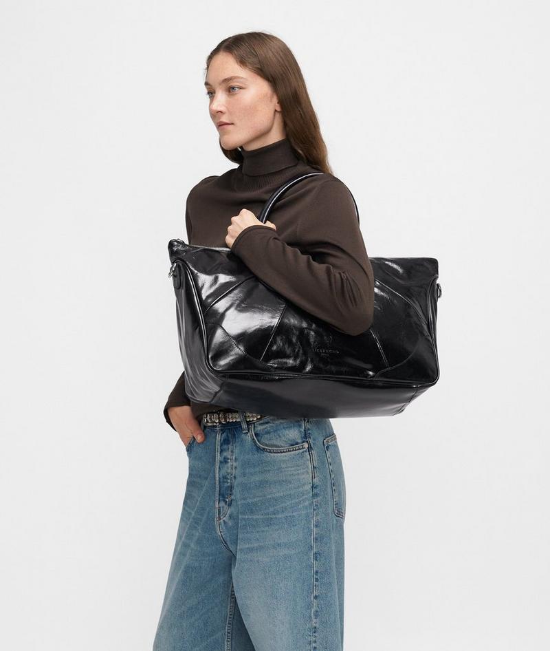 Liebeskind Herren Archive Esther Satchel Xl - Schwarz