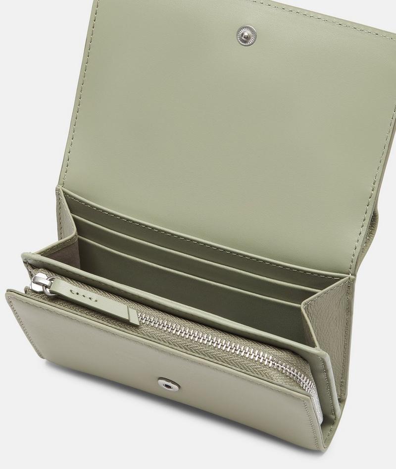 Liebeskind Herren Nora Geldbörse L - Helles Olivgrün