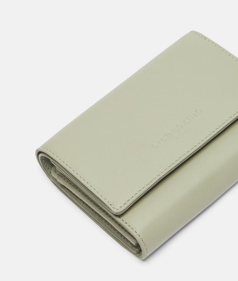 Liebeskind Herren Nora Geldbörse L - Helles Olivgrün