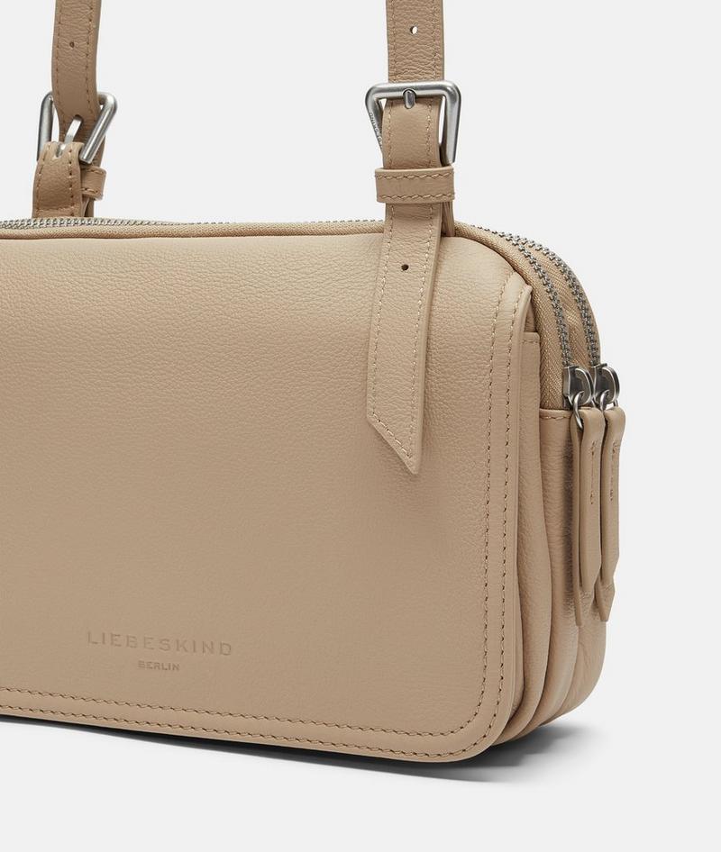 Liebeskind Herren Mareike Crossbody M - Hellbraun