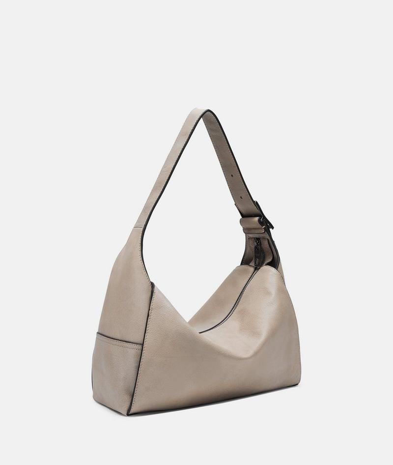 Liebeskind Herren Lou Hobo M - Beige