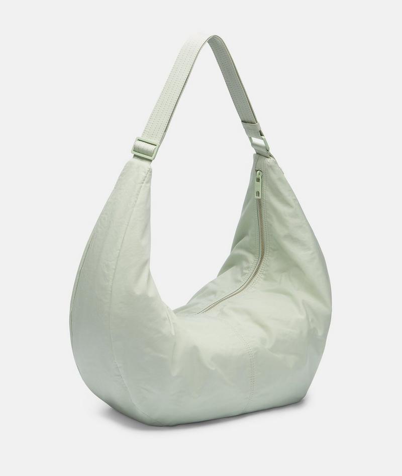 Liebeskind Herren Nylon Moon Hobo L - Salbeigrün
