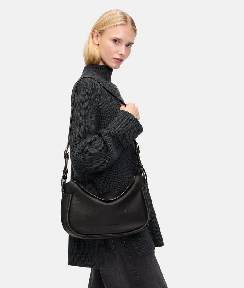 Liebeskind Herren Fab Hobo L - Schwarz