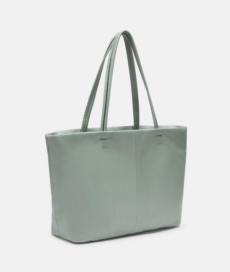 Liebeskind Herren Hera Shopper L - Dunkles Salbeigrün