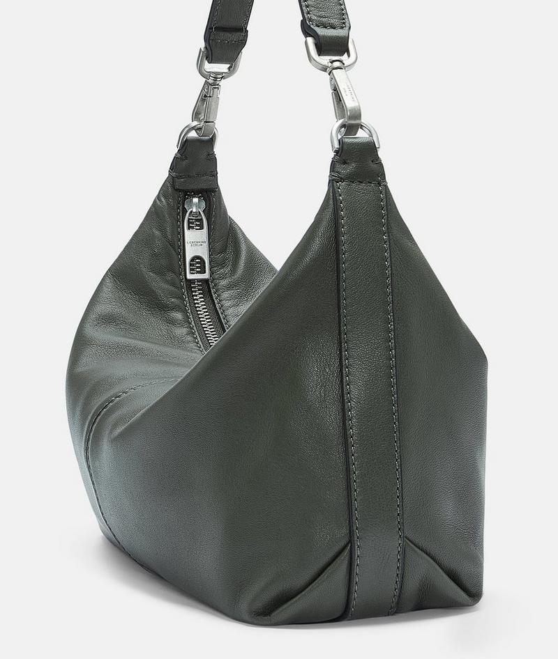 Liebeskind Herren Paris Hobo S - Olivgrün