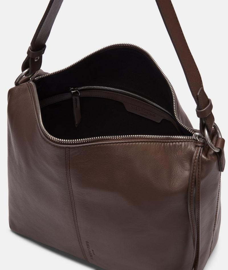 Liebeskind Herren Aissa Hobo M - Dunkelbraun