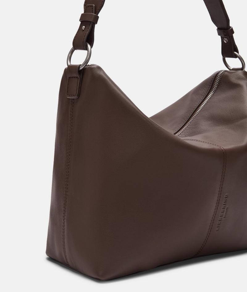 Liebeskind Herren Aissa Hobo M - Dunkelbraun