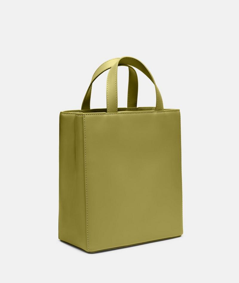 Liebeskind Herren Paper Bag S - Kiwigrün