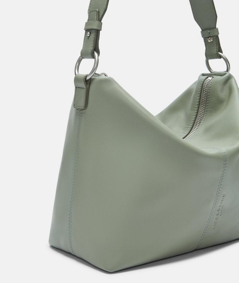 Liebeskind Herren Aissa Hobo S - Helles Olivgrün