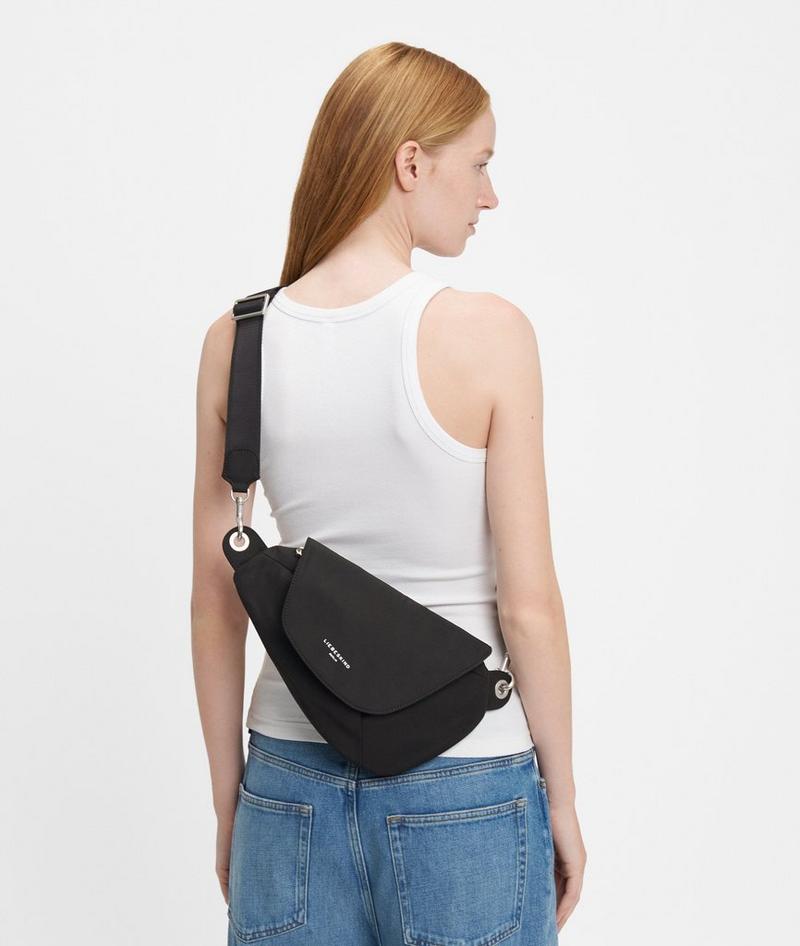 Liebeskind Herren Oval Belt-bag S - Schwarz