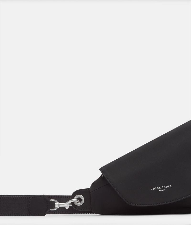 Liebeskind Herren Oval Belt-bag S - Schwarz
