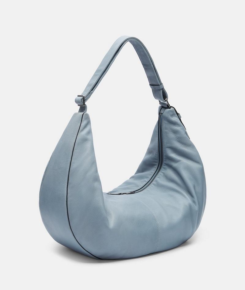 Liebeskind Herren Moon Hobo L - Blassblau