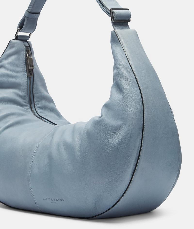 Liebeskind Herren Moon Hobo L - Blassblau