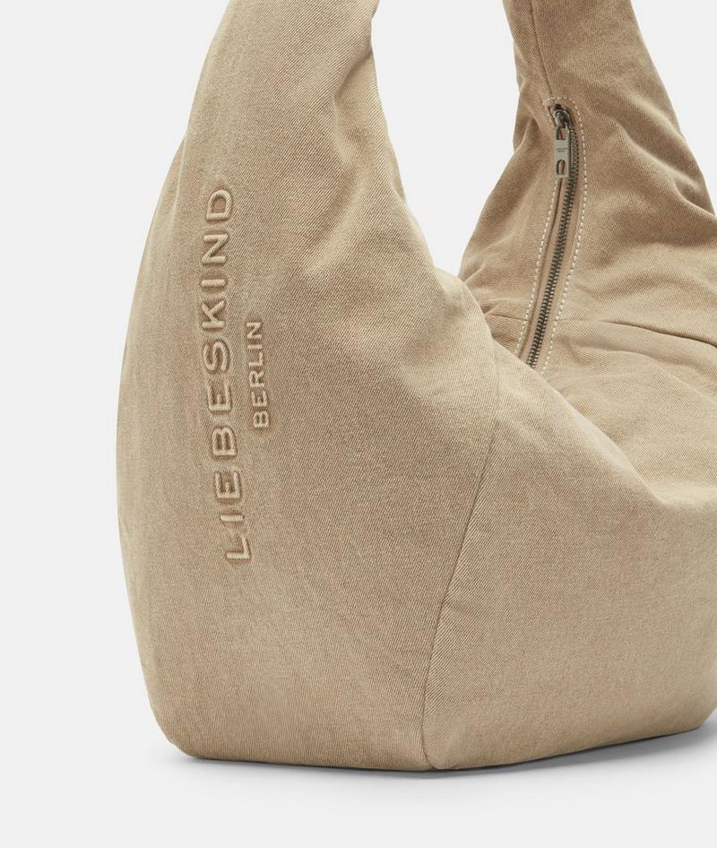 Liebeskind Herren Farrah Hobo L - Hellbraun