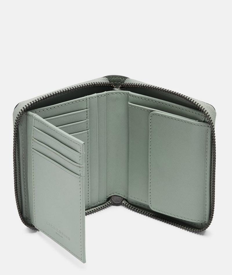 Liebeskind Herren Conny Geldbörse M - Dunkles Salbeigrün