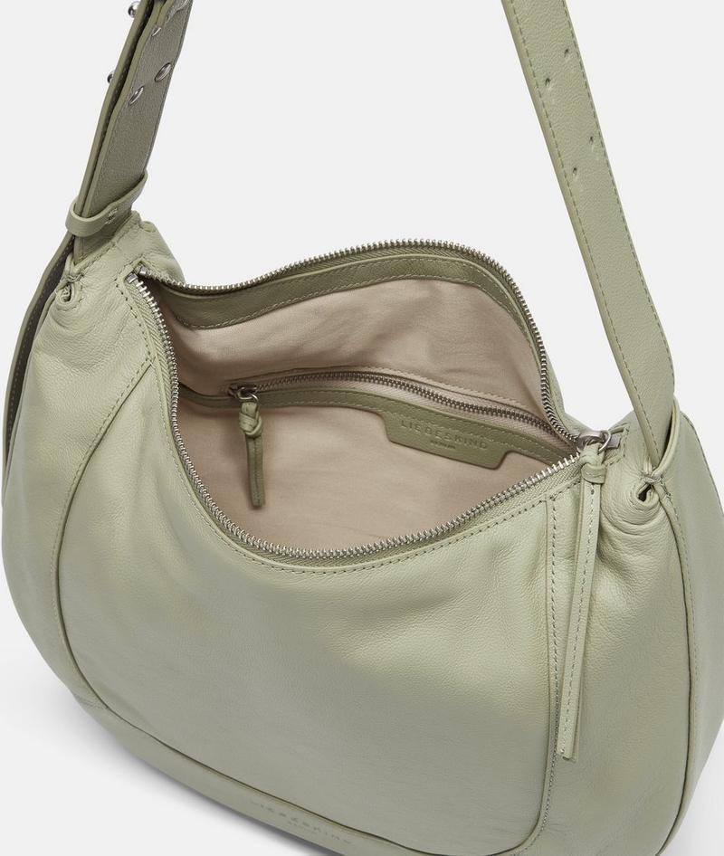 Liebeskind Herren Alma Hobo M - Helles Olivgrün