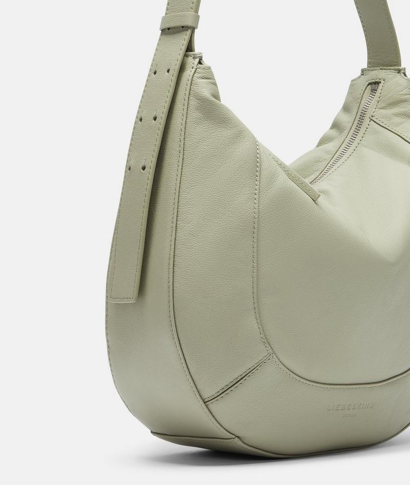 Liebeskind Herren Alma Hobo M - Helles Olivgrün