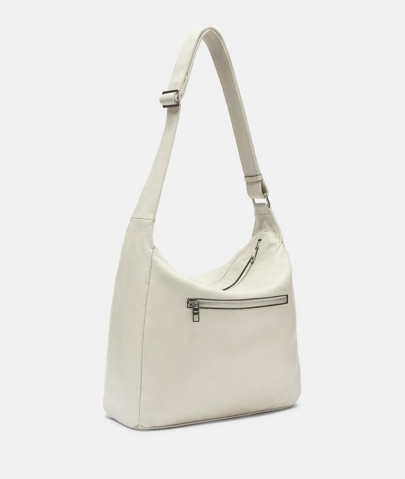 Liebeskind Herren Hera Hobo M - Creme