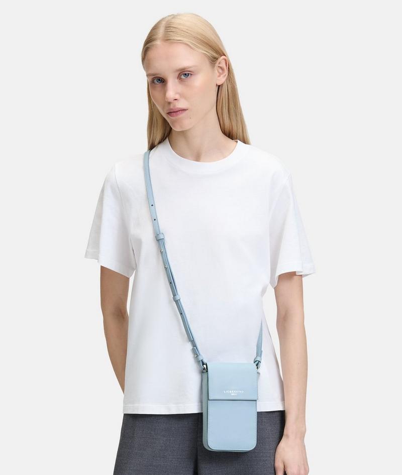 Liebeskind Herren Lea Mobile Pouch - Hellblau