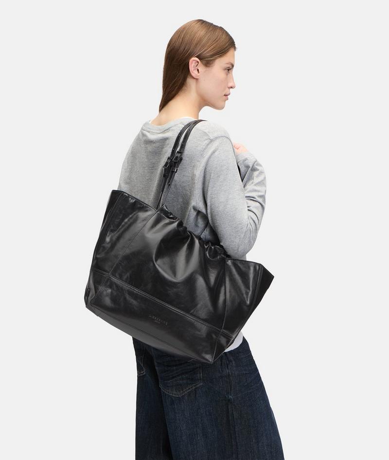 Liebeskind Herren Lou Shopper L - Schwarz