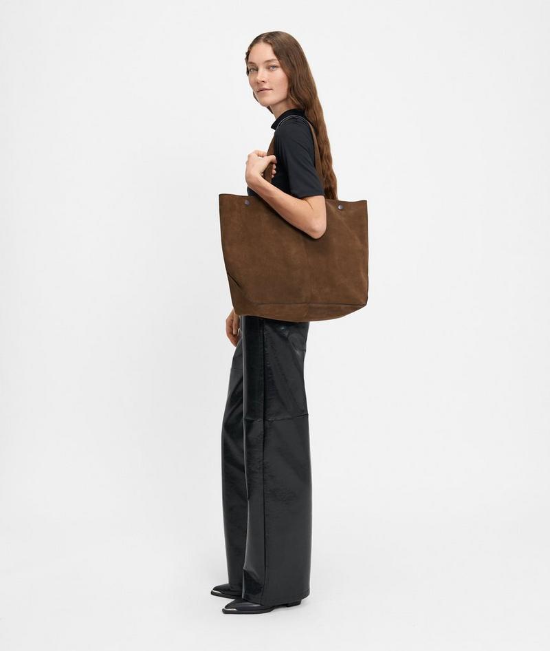 Liebeskind Herren Rive Shopper L - Cognac