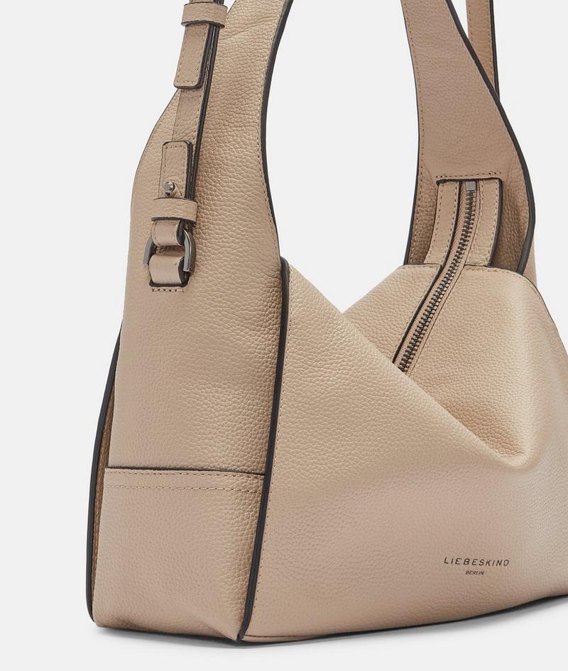 Liebeskind Herren Lou Hobo S - Beige