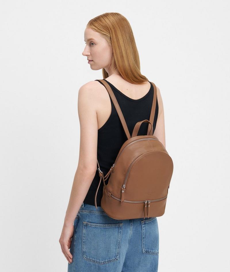 Liebeskind Herren Alita Backpack M - Karamell