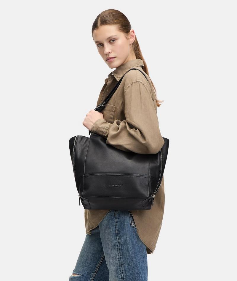 Liebeskind Herren Lou Shopper M - Schwarz