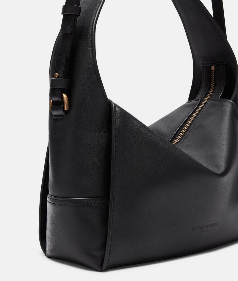 Liebeskind Herren Lou Hobo S - Schwarz