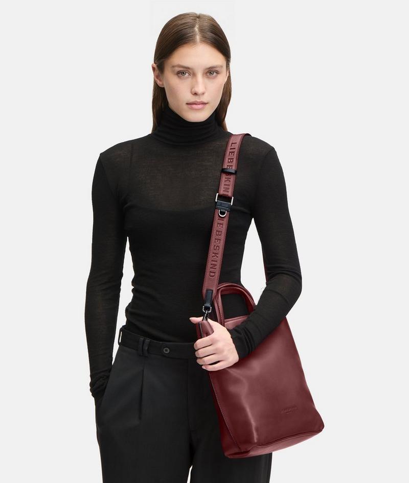 Liebeskind Herren Schultergurt Mit Logo - Bordeaux