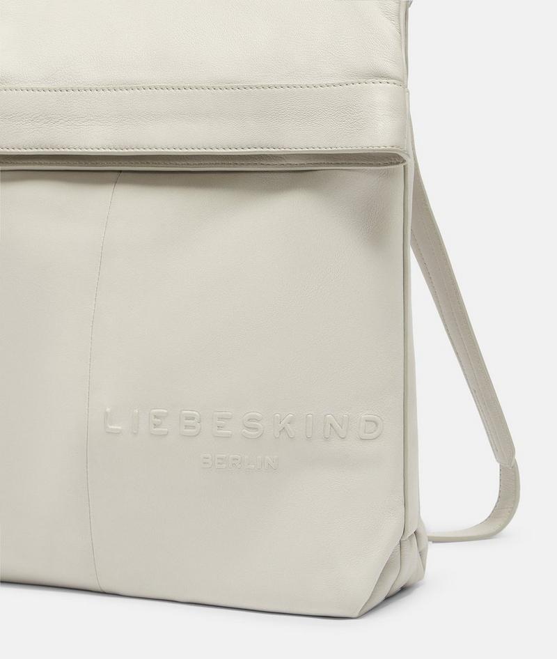 Liebeskind Herren Elvira Backpack L - Creme