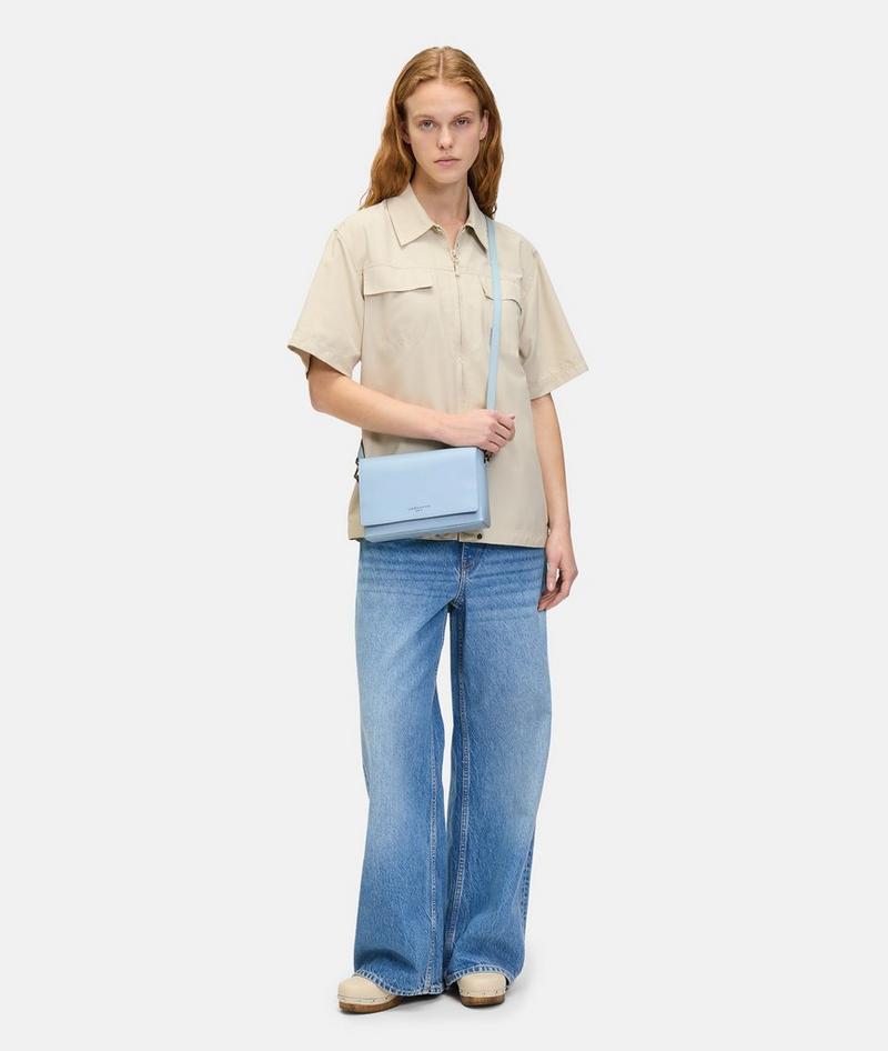 Liebeskind Herren Hilla Crossbody M - Hellblau