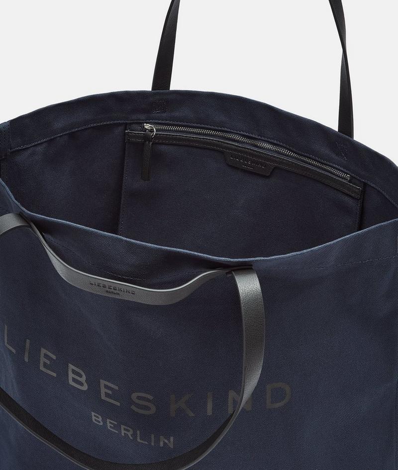Liebeskind Herren Aurora Shopper L - Navy