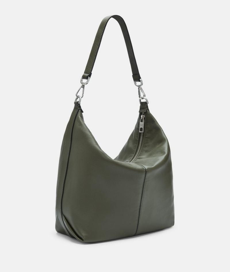 Liebeskind Herren Paris Hobo M - Olivgrün