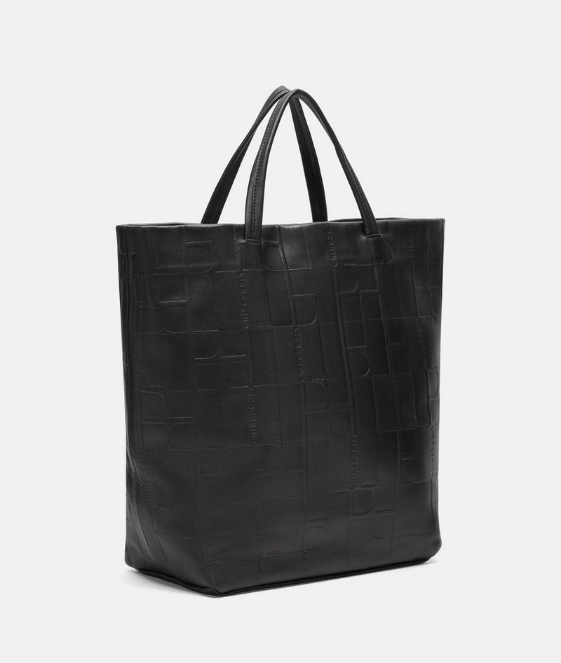Liebeskind Herren Monogram Hera Tote L - Schwarz