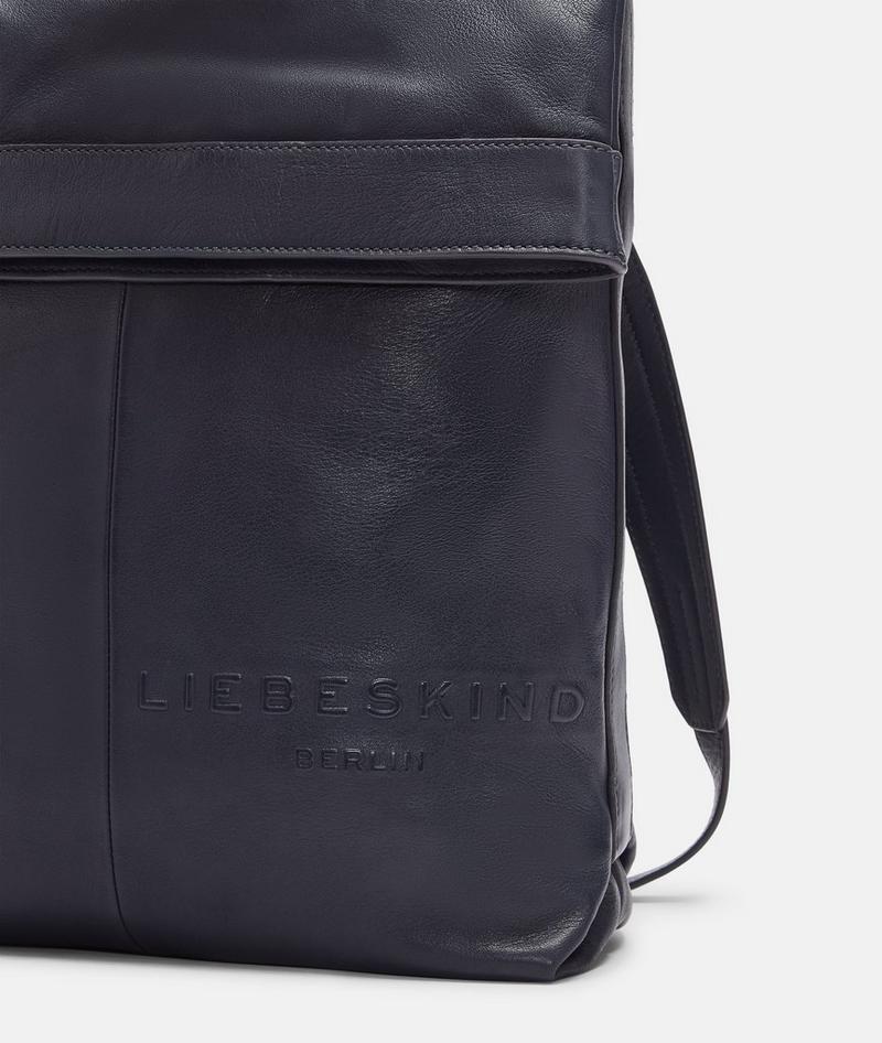 Liebeskind Herren Elvira Backpack L - Tiefblau