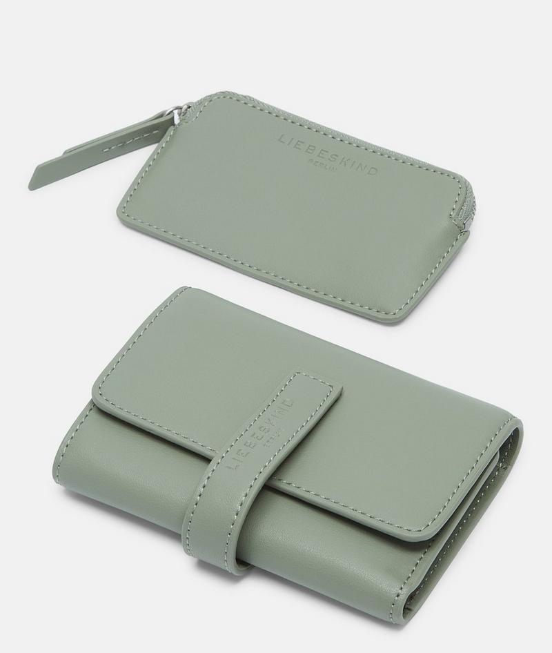 Liebeskind Herren Kate Geldbörse M - Helles Olivgrün