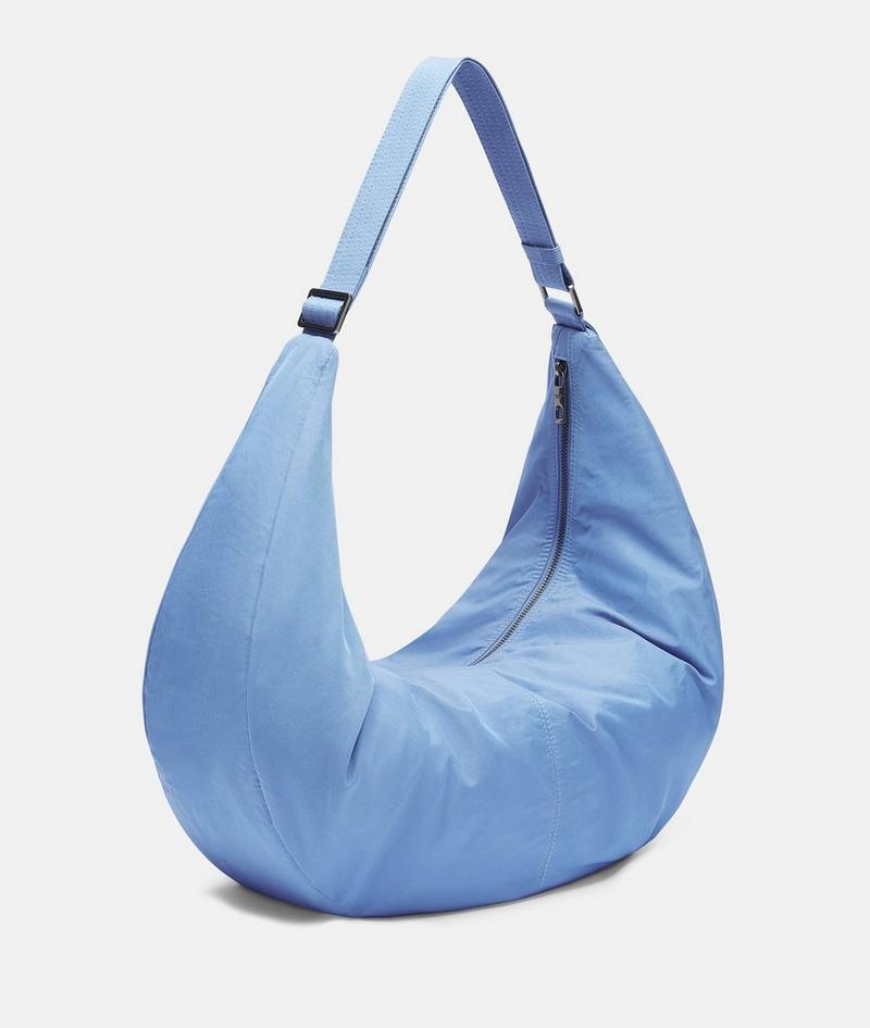 Liebeskind Herren Nylon Moon Hobo L - Blau